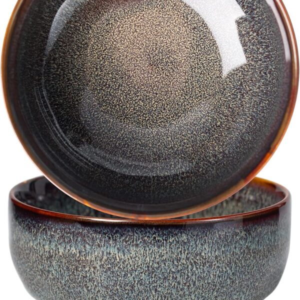 Large Ceramic Bowl 2-Piece Set (5.75-inch) for Home Use